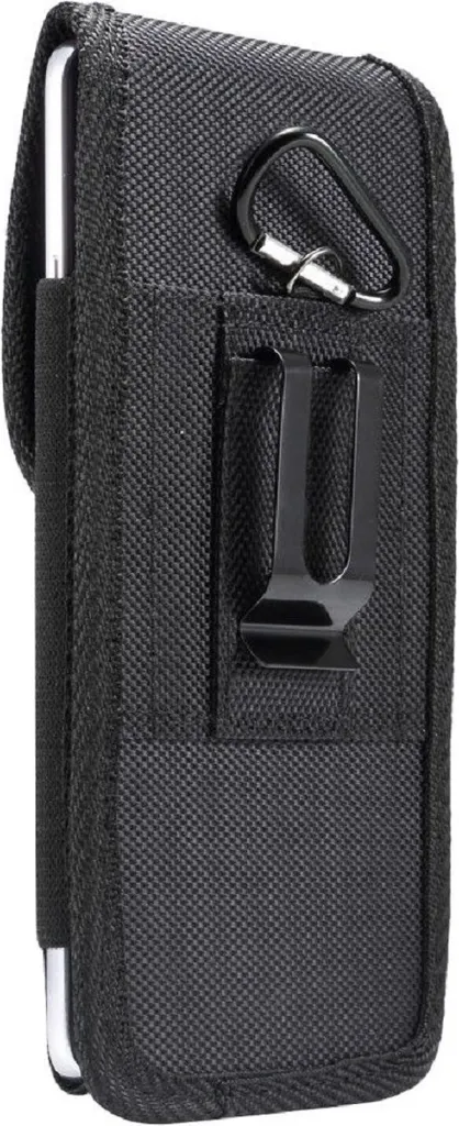 Custodia Verticale Oppo A77 2022: Vera Protezione in Nylon e Pelle DFV
