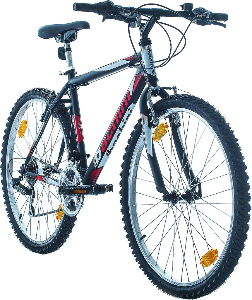 Vélo tout-terrain Bachini Pro 26" avec suspension avant et cadre alu