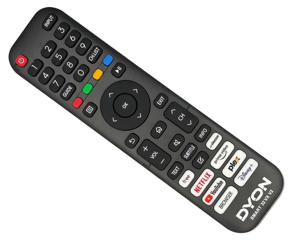 Original Fernbedienung Dyon MOVIE SMART 32 VX, MOVIE SMART 40 VX-2