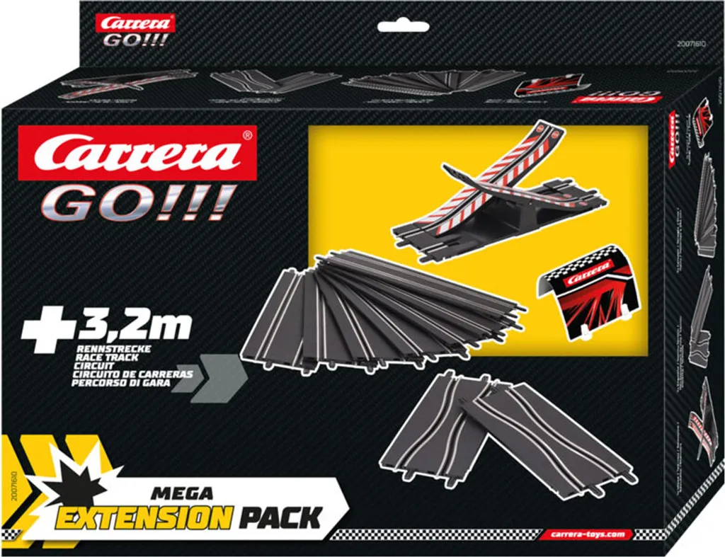 Circuit Carrera Extension Pack Mega 1:43 - Idéal pour agrandir les pistes