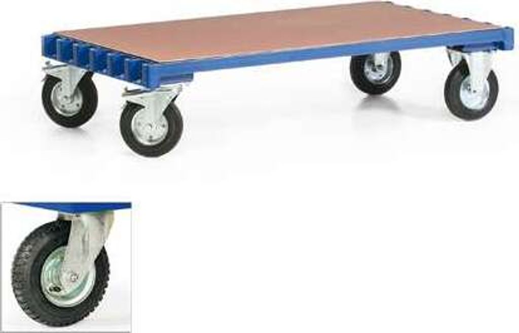 Protaurus Plattenwagen R600 Basisausführung ohne Bügel 1200x800mm Luftreifen