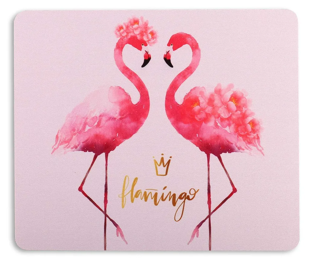 Tapis de souris flamant rose 24x20 cm : fini les glissements de souris