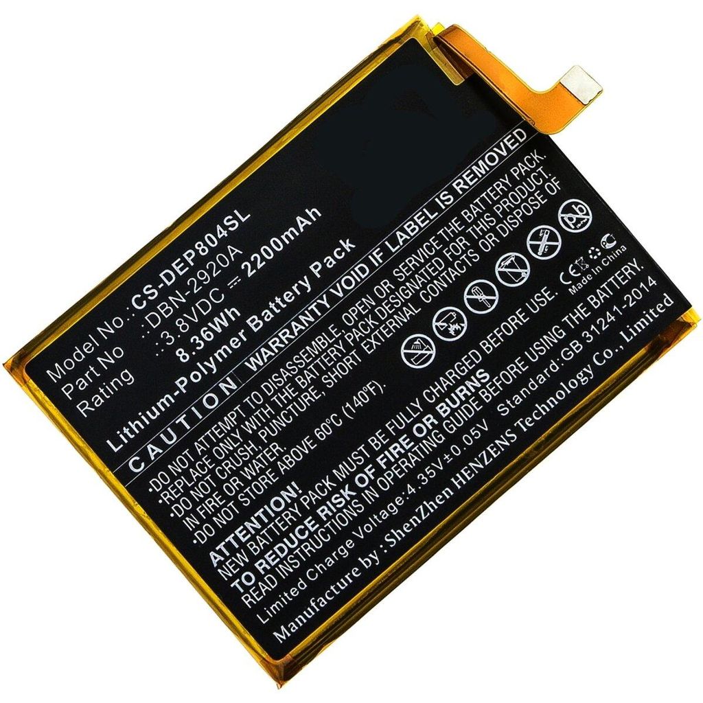 Akku für Doro Doro 8040 Li-Pol 3,8 Volt 2200 mAh schwarz
