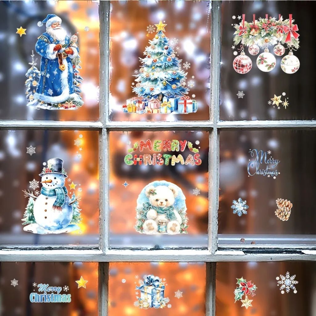 Wandaufkleber Frohe Weihnachten Typ3 - Weihnachtsdeko KP34619