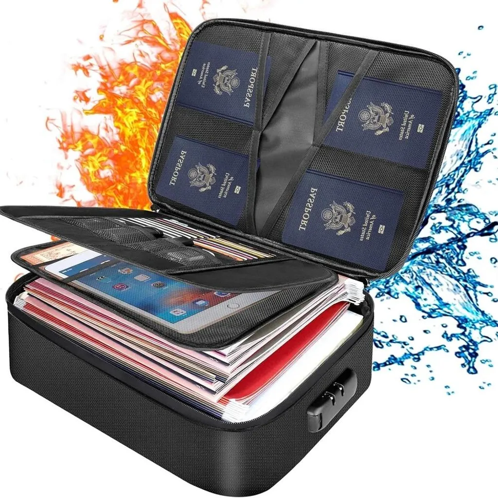 Porte-documents de voyage sécurisé pour passeports et actes d'achat