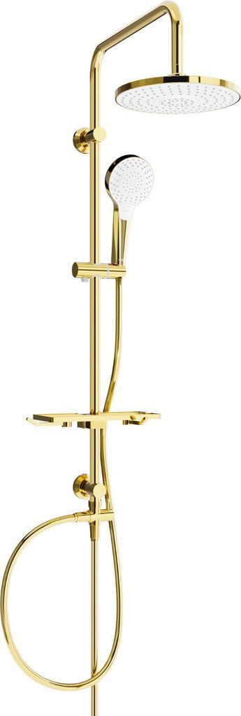 Mexen T05 Duschsäule, Gold/Weiß - 798050593-50 Produktbild 
