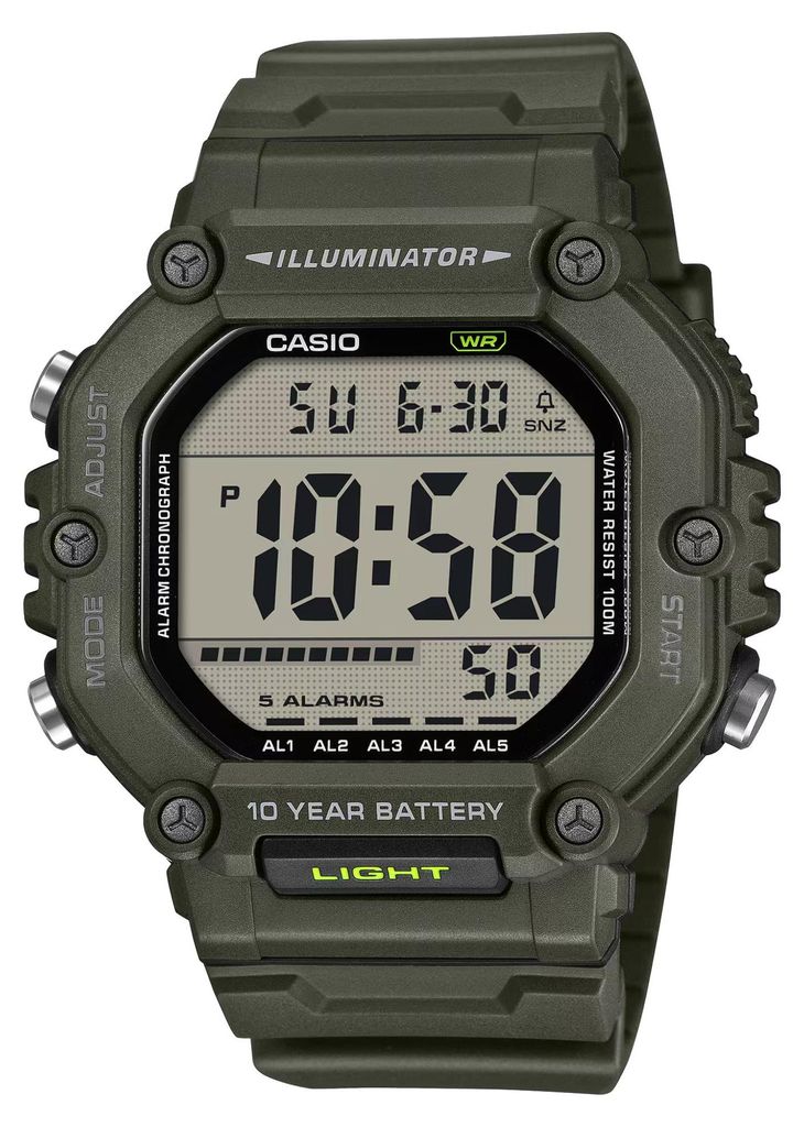 Orologio digitale CASIO da uomo verde scuro AE-1600HX-3AVEF Immagine del prodotto 