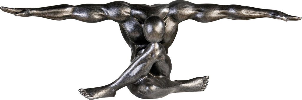 Gilde Skulptur, "Cliffhanger", Mannmotiv, Kunstharz, Zdjęcie produktu 