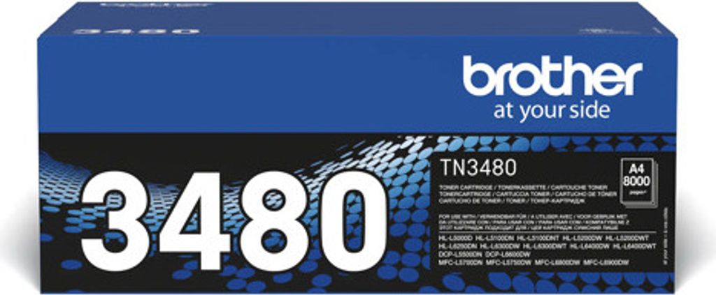Brother TN-3480P cartuccia toner 1 pz. originale nero Immagine del prodotto 