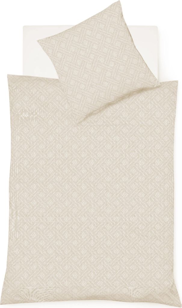 Fleuresse Black Premium Mako-Brokat-Damast Bettwäsche creme