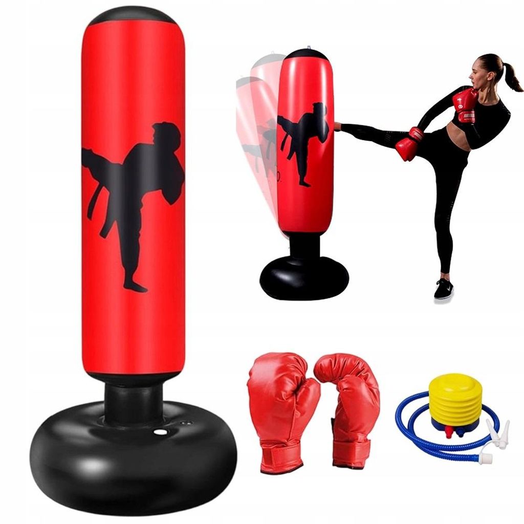 Boxsack Set 160cm Stehend Aufblasbare Boxsäcke mit Produktbild 