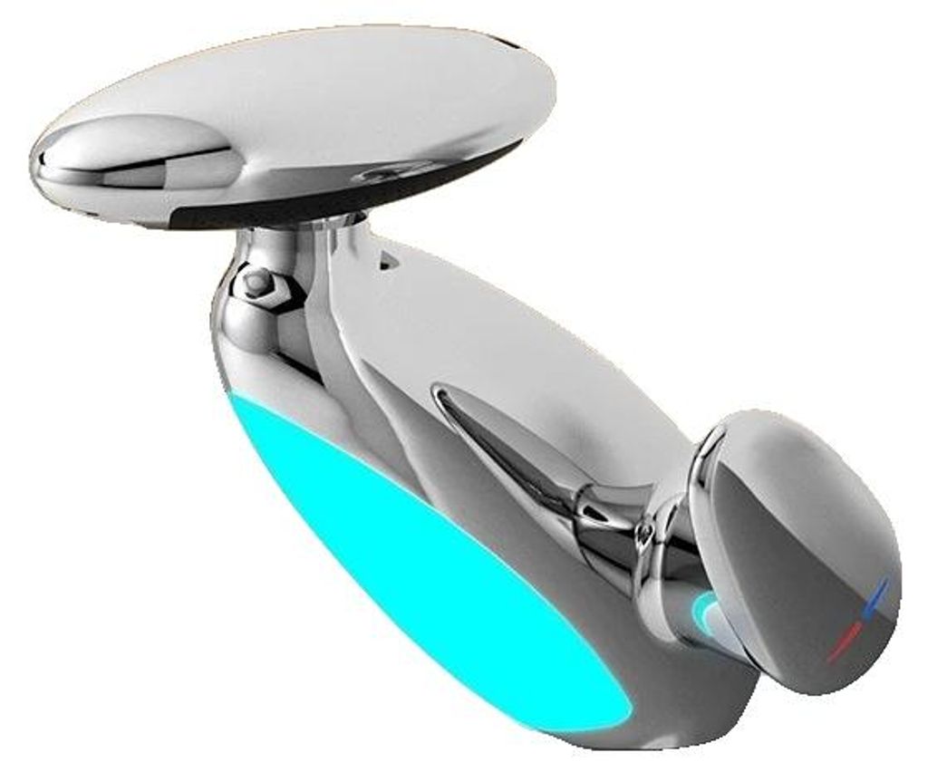 Waschtischarmatur, LED-Beleuchtung, Ausziehbares Design, KA-006-c