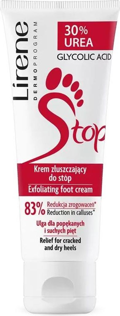 LIRENE Fußpeeling-Creme 30% Urea, 75ml