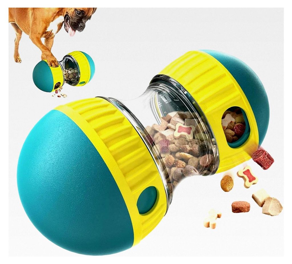 Snackball für Hunde aus ABS-Material, interaktives Futterspielzeug für kleine, mittlere und große Hunde, Welpenspielzeug