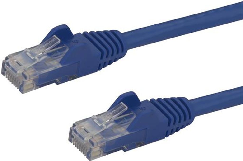 StarTech.com 10m Cat6 Snagless Gigabit UTP Netzwerkkabel - Cat 6 RJ45 Netzwerkkabel mit Knickschutz - Blau - Patch-Kabel - RJ-45 (M)
