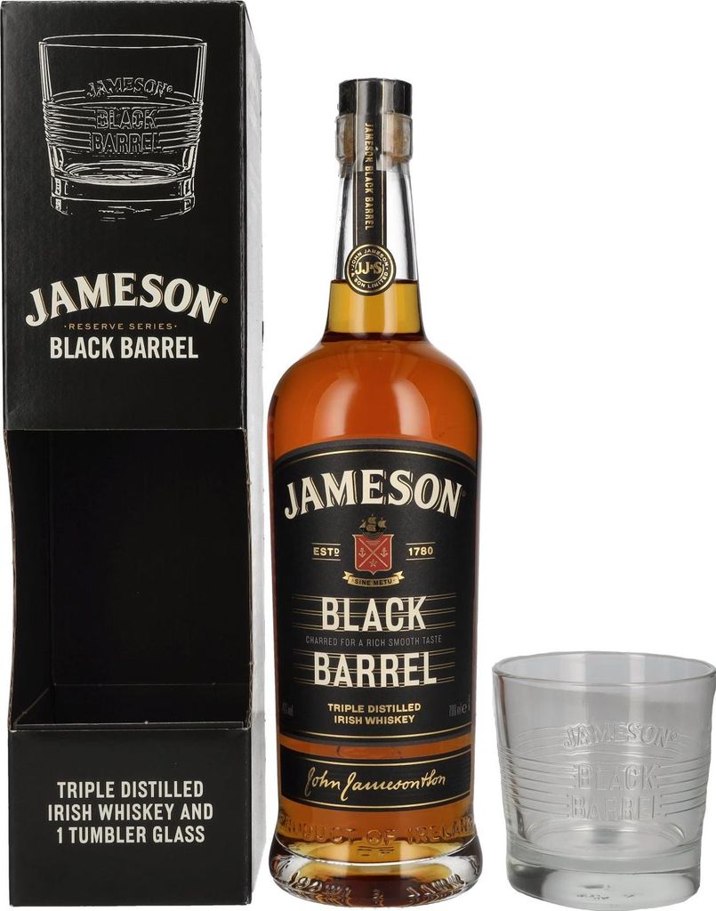 Jameson BLACK BARREL Triple Distilled Irish Whiskey 40% Produktbild 