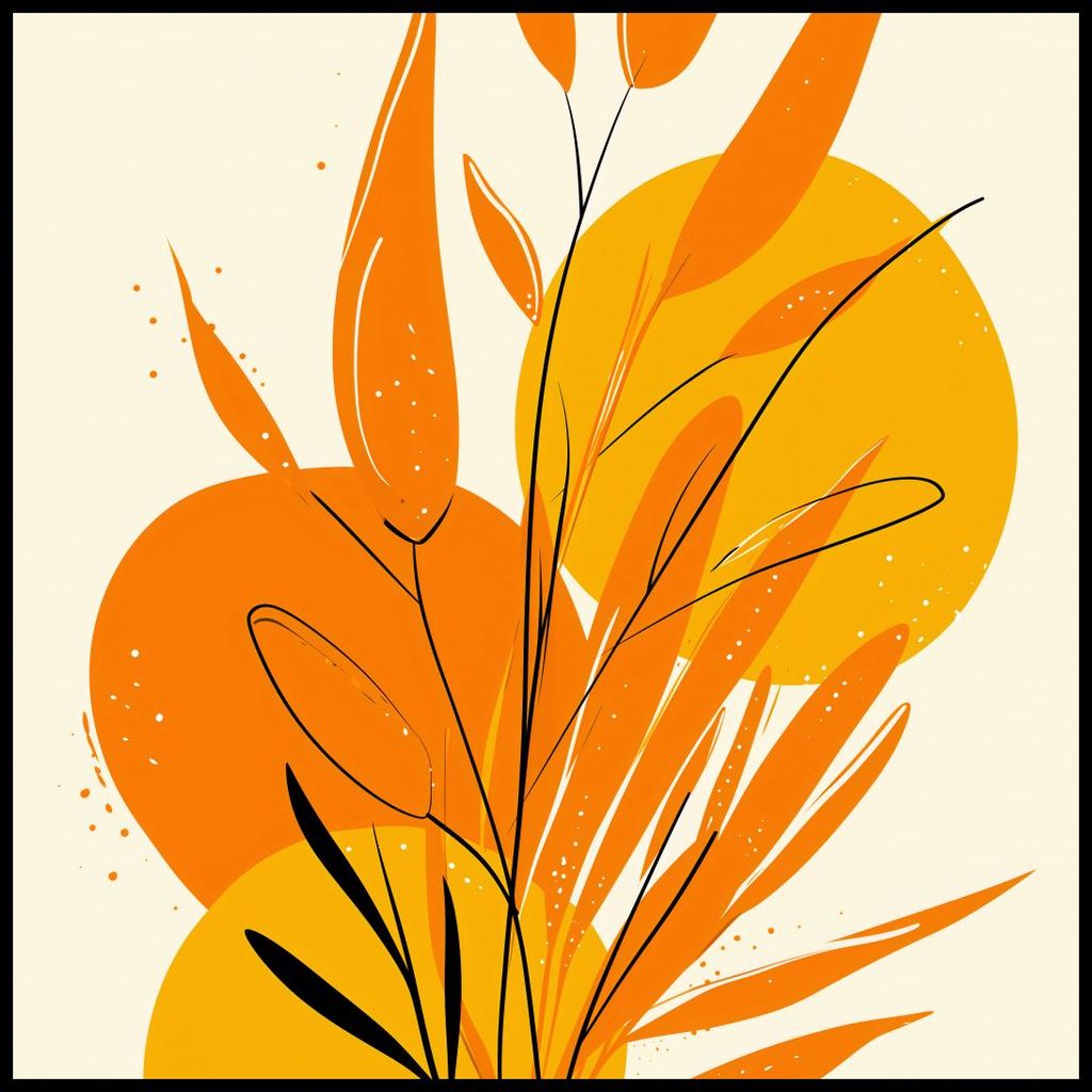 Poster 80x80cm Sommerliche Vibration