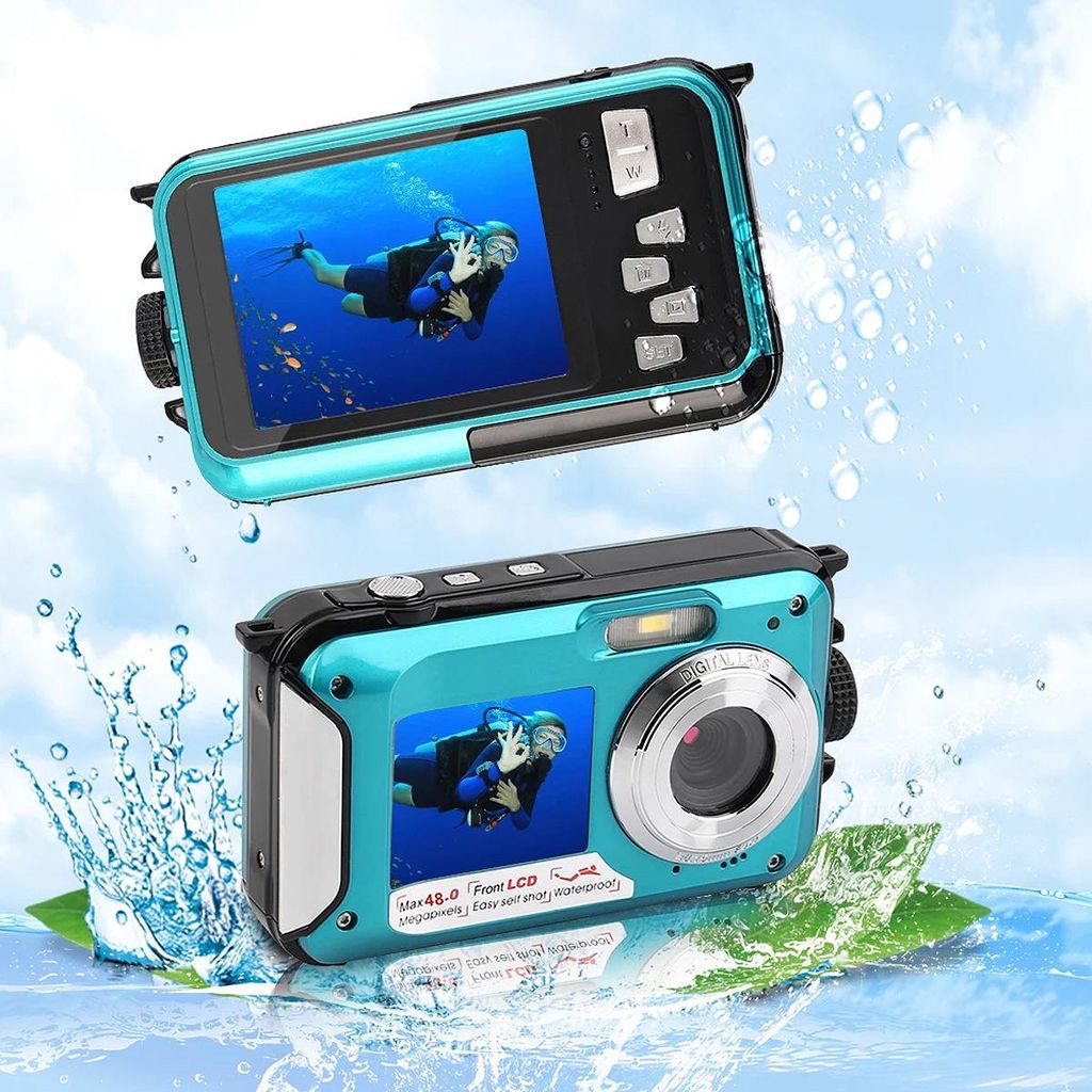 16X Digitalkamera, 4K Unterwasserkamera, 64MP Autofokus Produktbild 