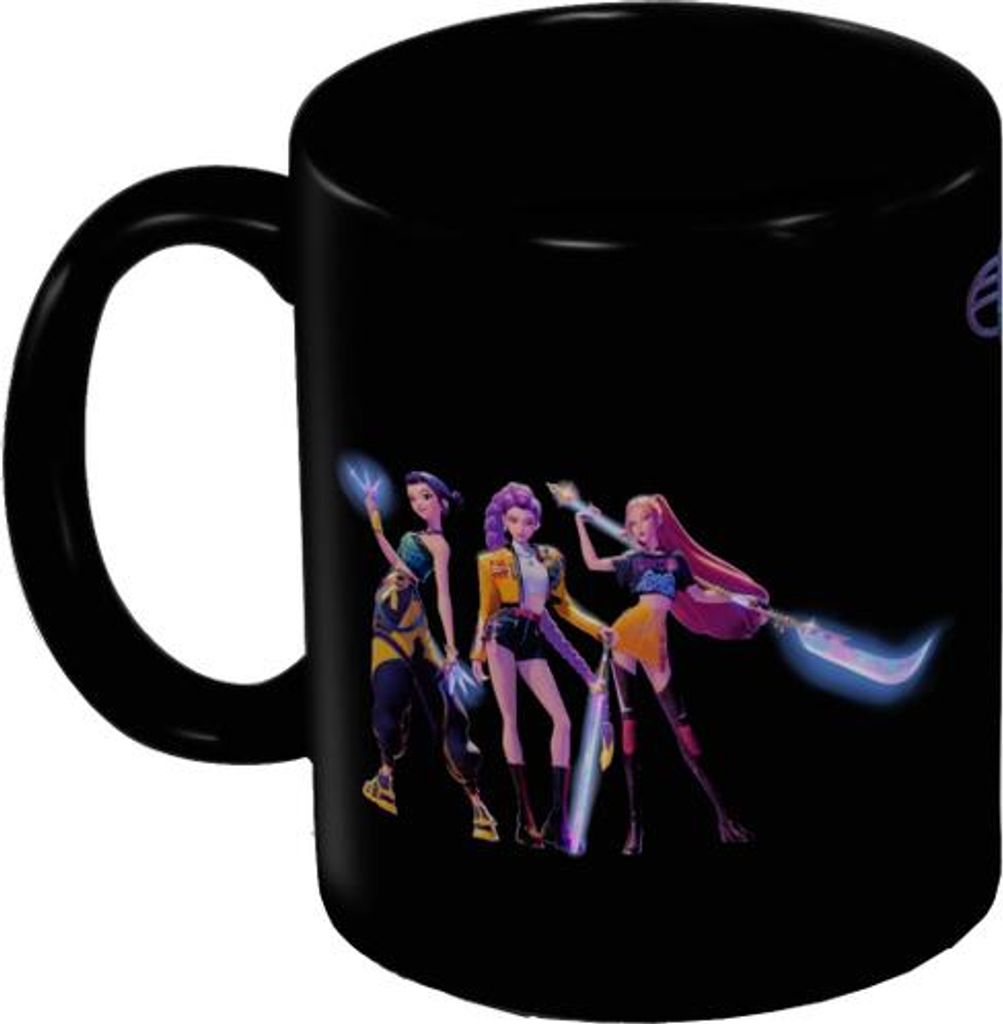 KPop Demon Hunters – hrnček – čierny – cca 315 ml Obrázok produktu 