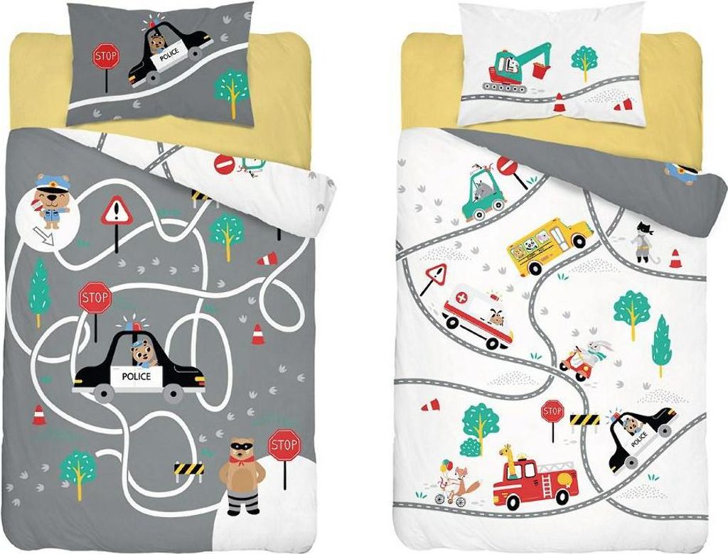 Beddengoed, katoenen beddengoed, kinderslaapkamerbeddengoed Productafbeelding 