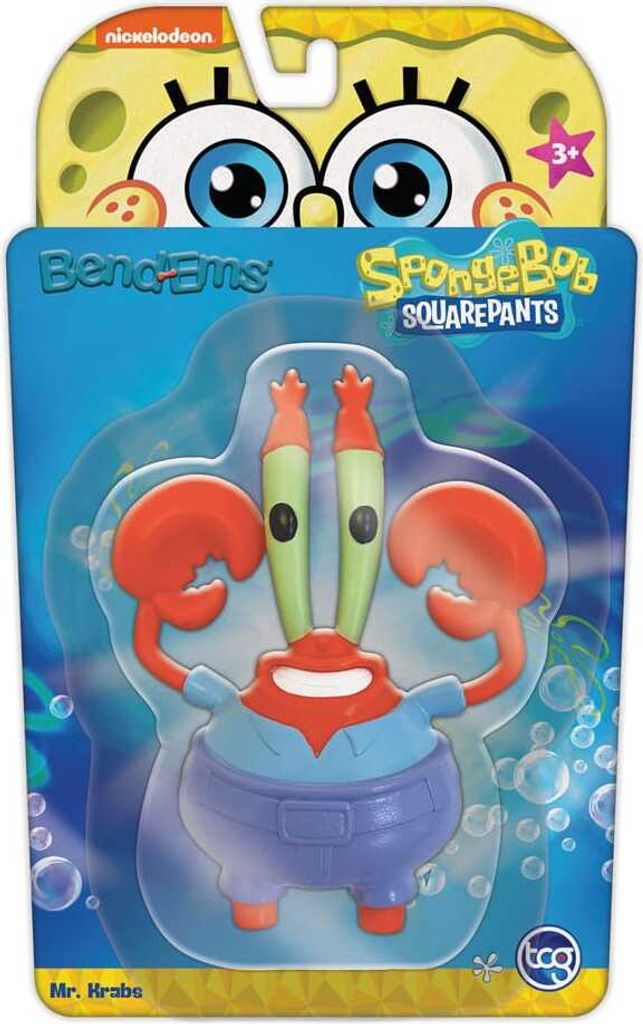 SpongeBob Schwammkopf Bend-Ems Actionfigur Mr. Krabs 15 cm