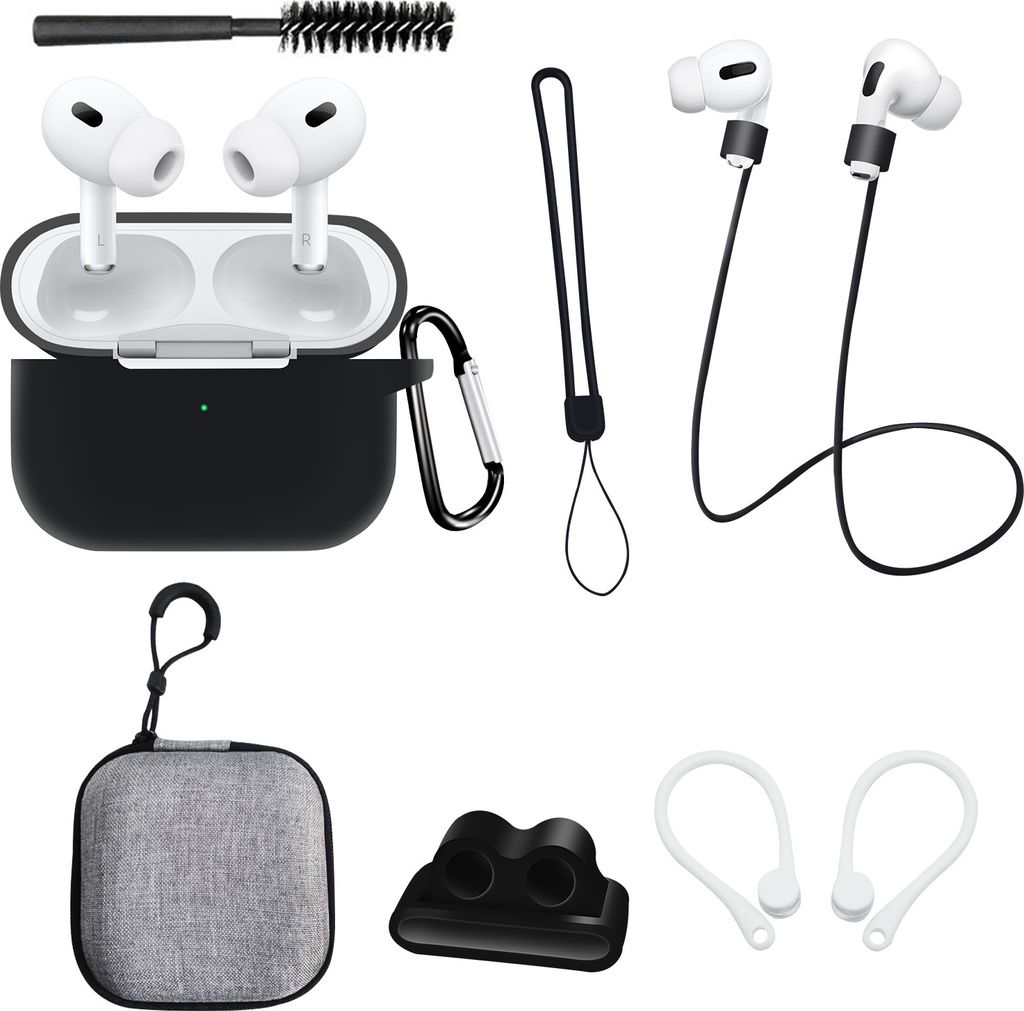 INF Schutzhülle für Apple AirPods Pro 2. Generation Schwarz