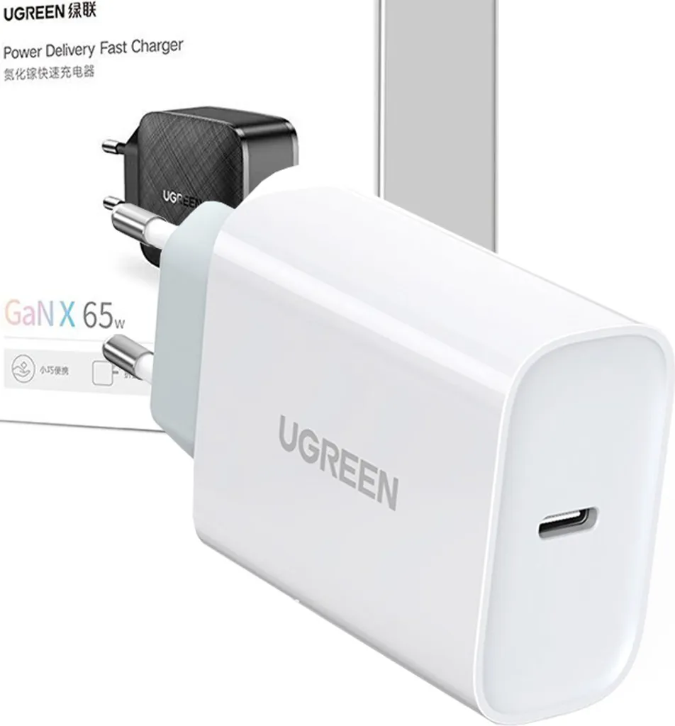 Chargeur USB-C 30W Ugreen pour Recharger Rapidement iPhone et iPad