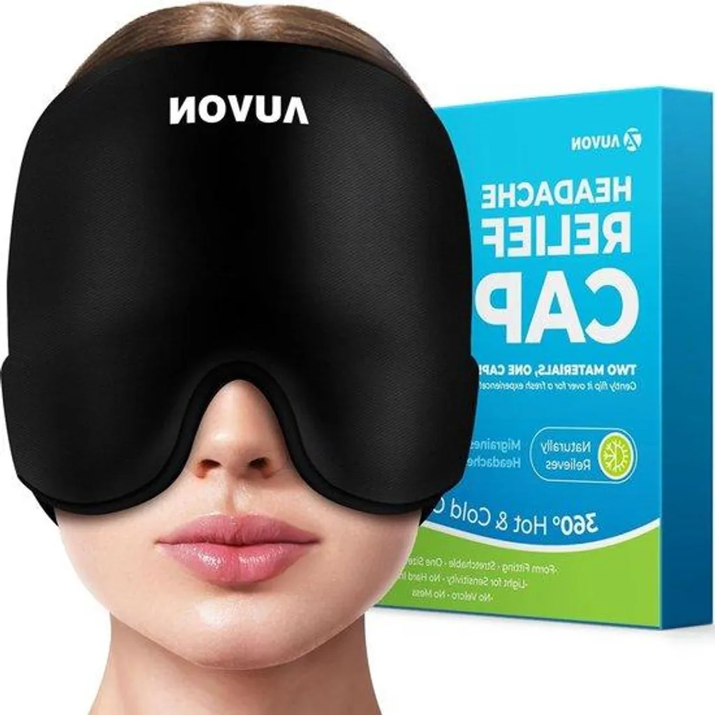 Casquette anti-migraine pour calmer la douleur par le froid sans odeur