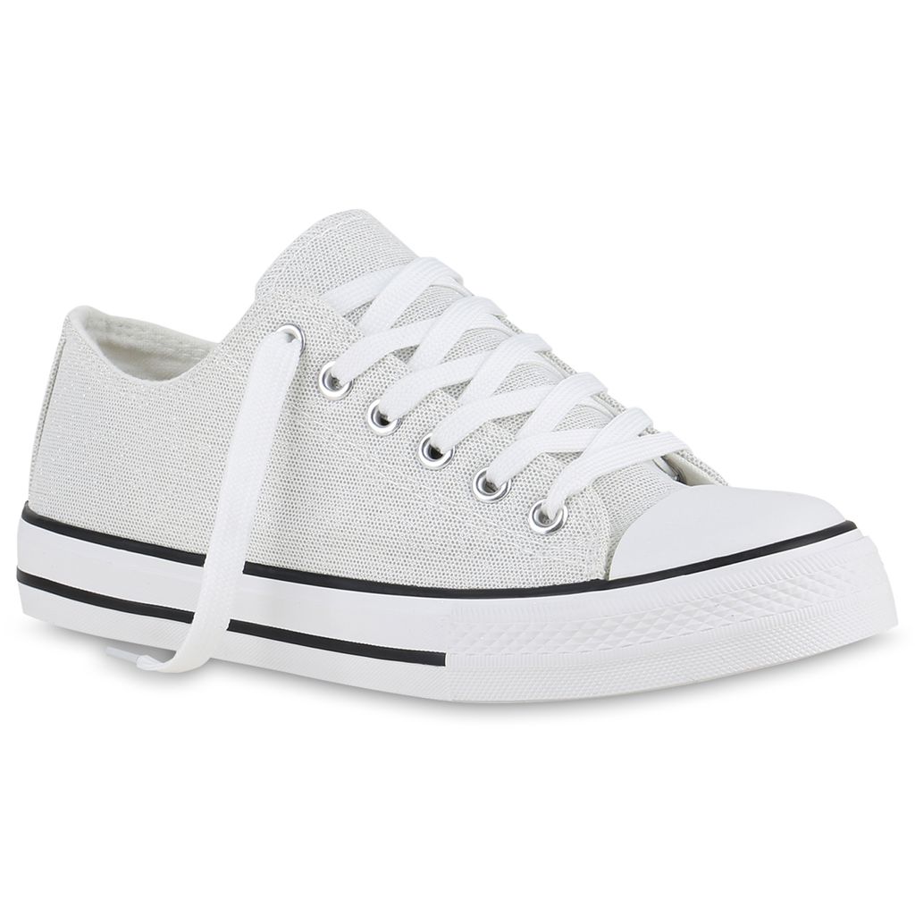Giralin Damen Sneaker Low Bequeme Stoffschuhe Freizeit Schuhe