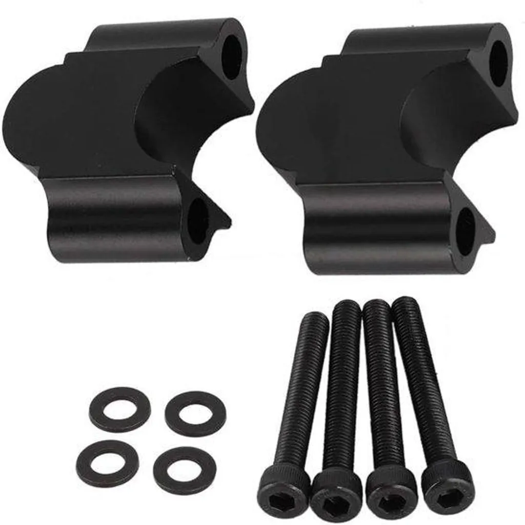 Support de levier de moto 22mm noir en alliage aluminium universel