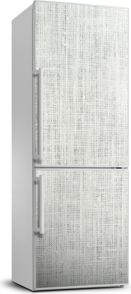 Tulup Kühlschrankdekoration - 70x190 cm - Aufkleber auf dem Kühlschrank - Weißes Leinentuch