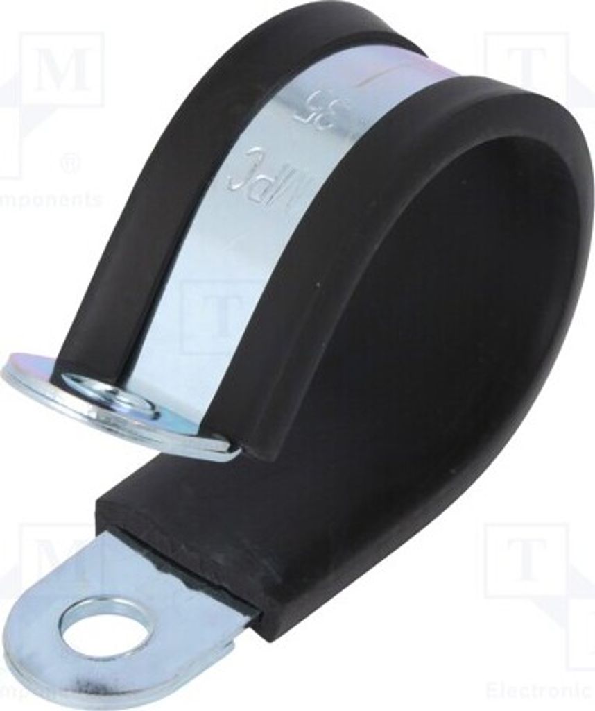 1x Schelle ØBündel: 35mm W: 20mm ØÖffn.Mont: 8,4mm W1 LKD13520 Schlauchschellen