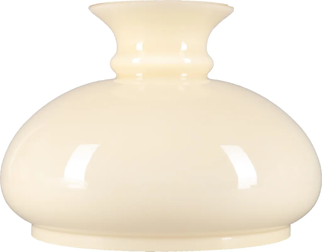 Abat-jour en verre pour lampe à pétrole KL4407 beige diamètre 245 mm
