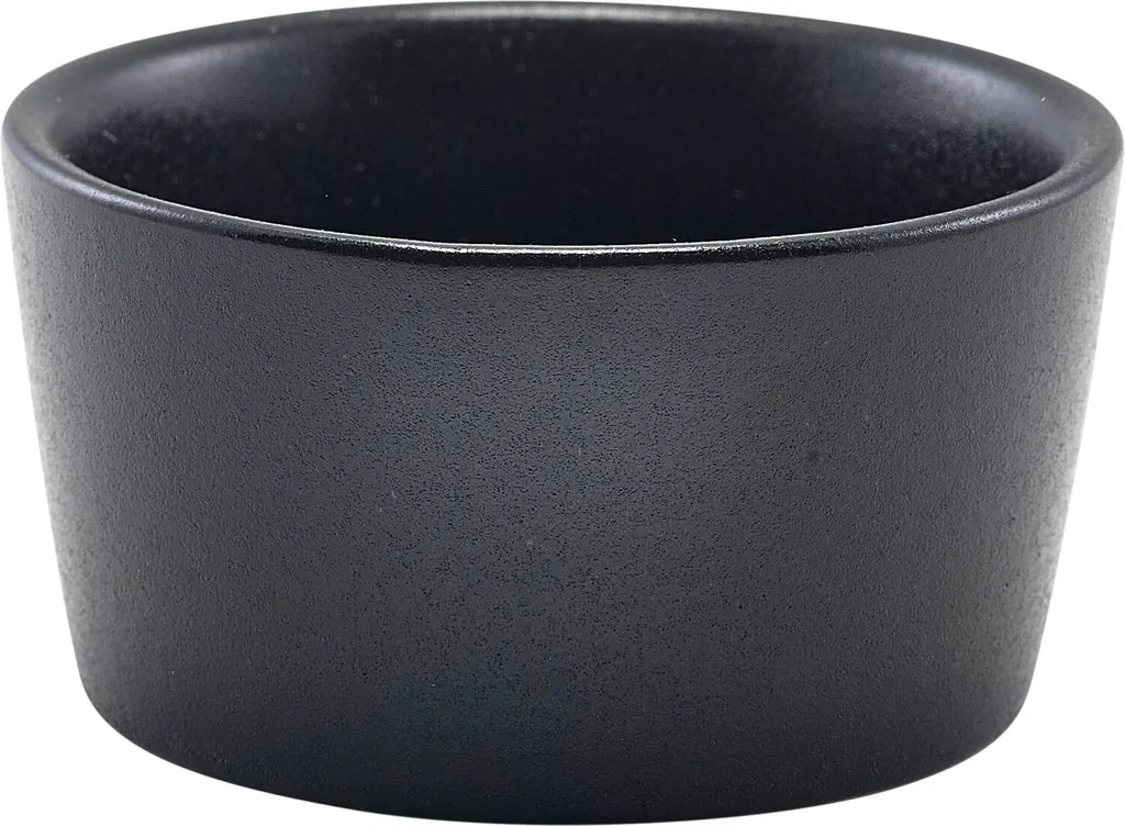 Genware Bol en grès Ø 75 mm hauteur 40 mm - Vaisselle artisanale grise