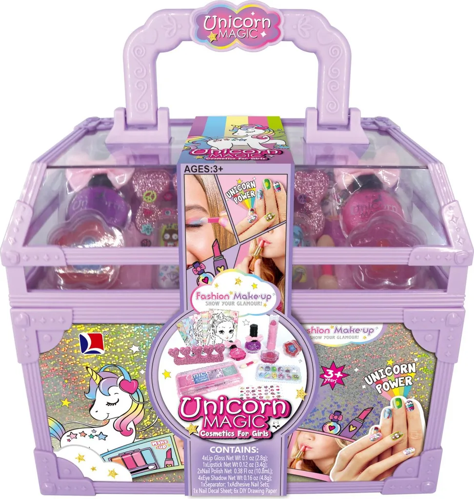 MEGA Coffret Maquillage Enfant Set Beauté Princesse Complet avec Miroir