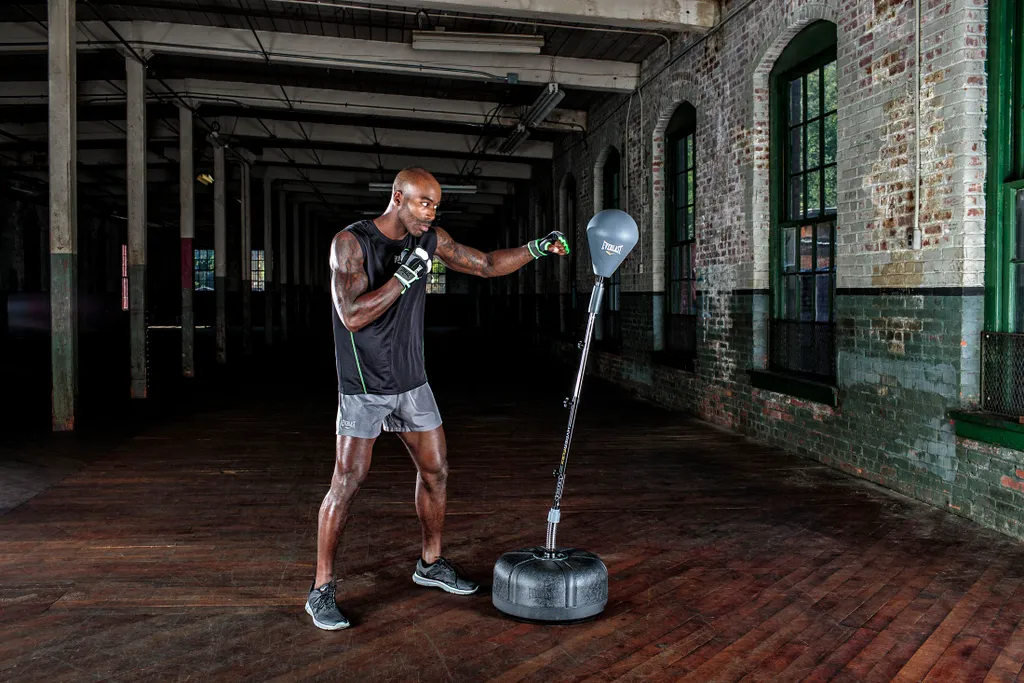 Matériel Boxe Everlast Punchingball pour Progresser à Domicile Noir - 5