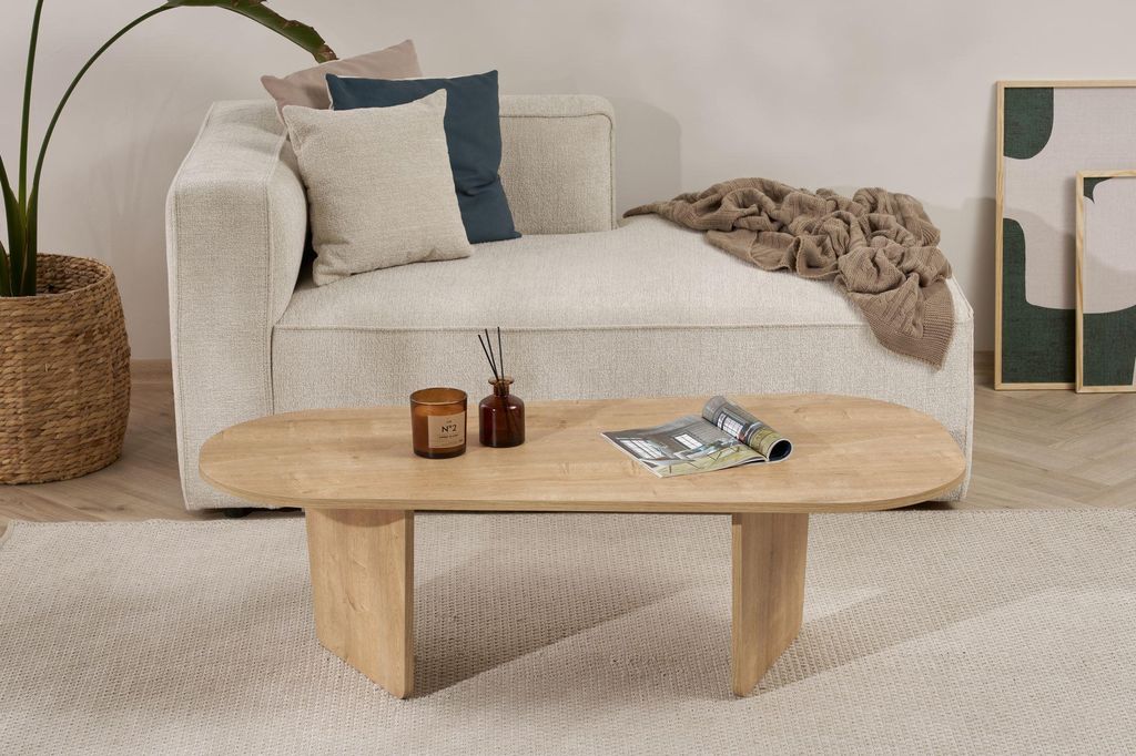 Skye Decor, Ovalis - Oak, tavolino, rovere, piano in Immagine del prodotto 