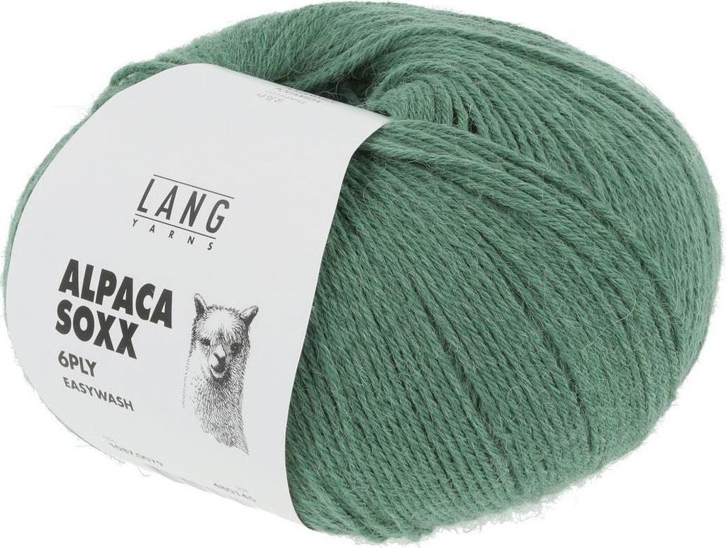 Lang Yarns - Alpaca Soxx 6-fach/6-PLY 0079 efeu melange