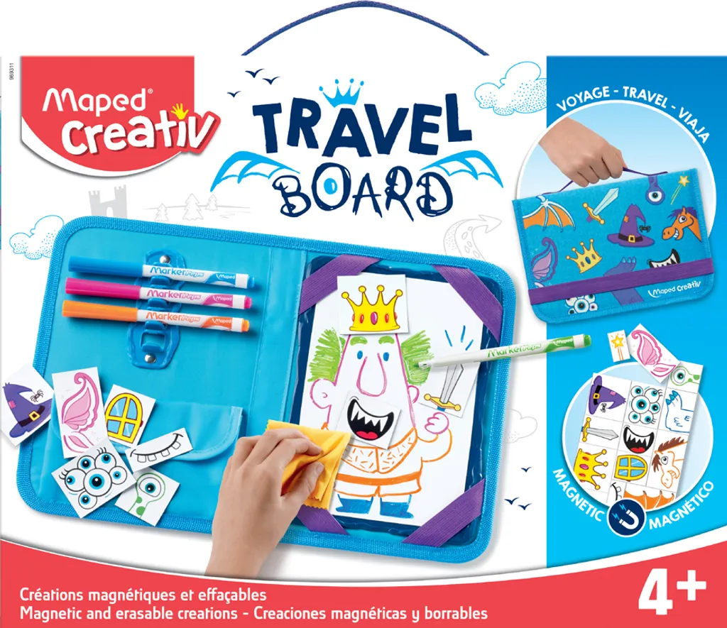 Mallette de Peinture de Voyage Maped Creativ Travel Board pour Enfant