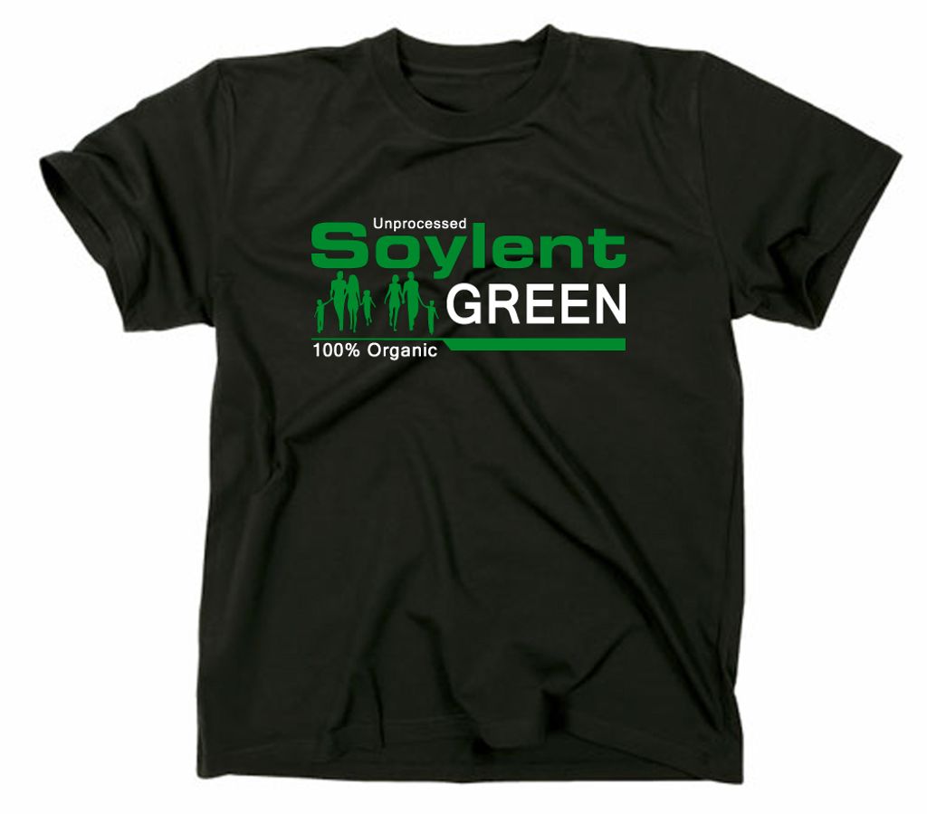 Styletex23 T-Shirt Soylent Green, Jahr 2022 die überleben wollen, schwarz, XL