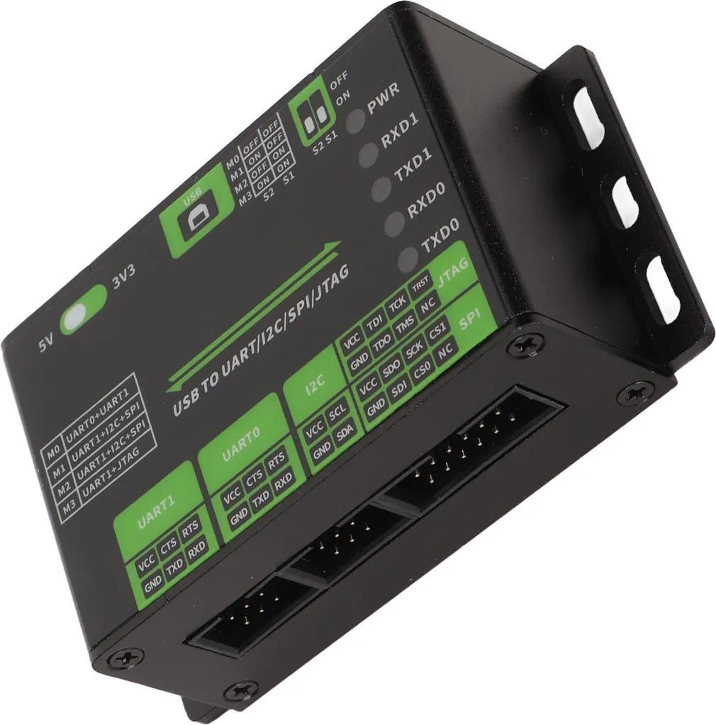 Convertisseur USB multi-interface UART I2C SPI JTAG anti-interférences 5V - 4