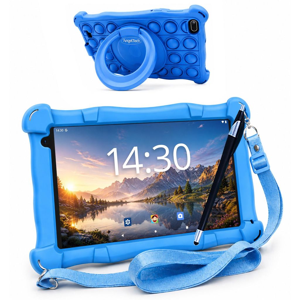 AngelTech Kindertablet SLIM - Android 15 - 3+4 GB RAM - Produktbild 