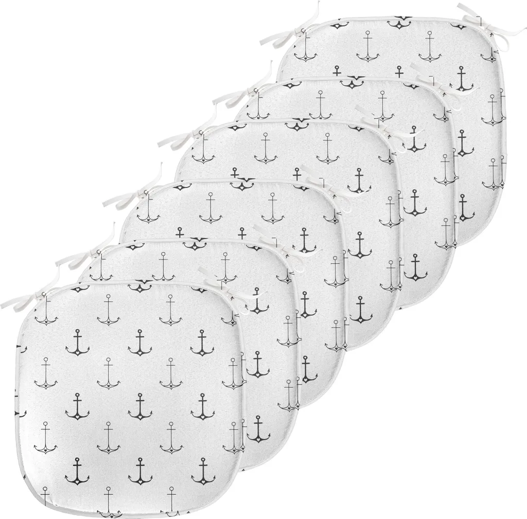Coussin de chaise imperméable 40x40 pour cuisine et salle à manger