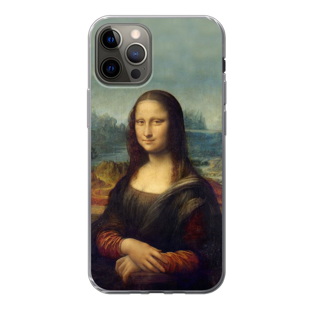 MuchoWow Handyhülle Schutzhülle Hülle für iPhone 13 Pro Mona Lisa - Da Vinci - Gemälde Silikon Softcase Handy Hülle - Handy-Tasche