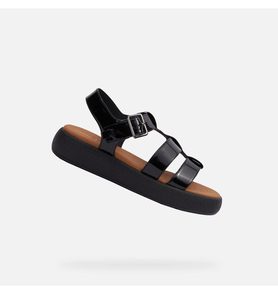 Geox Schwarze Damensandalen von Camalei 41