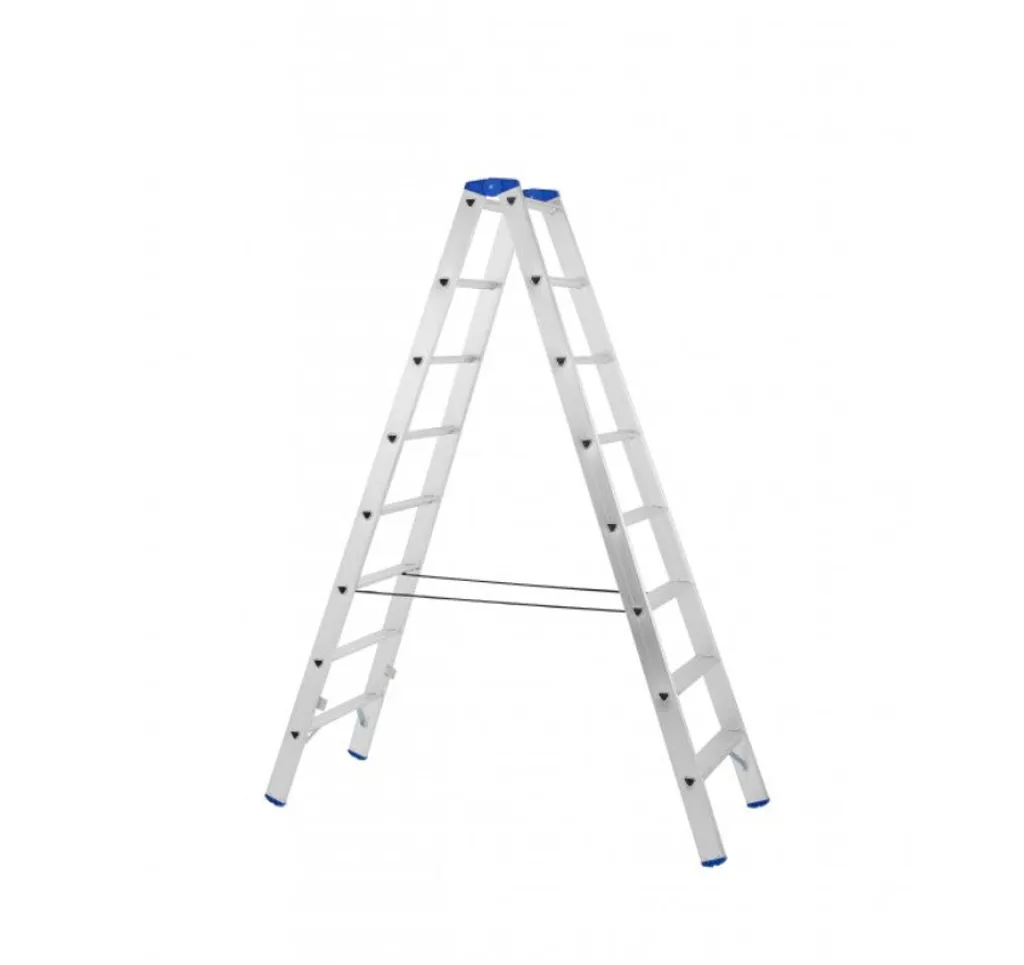 Échelle stable Venbos Profi 5508 2X8 pour travailler sans vertige en alu