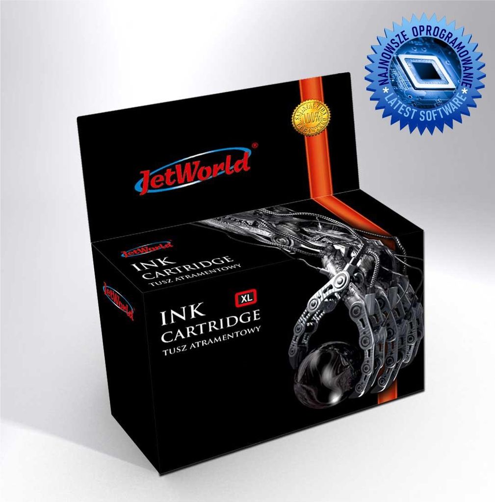 JetWorld Schwarze HP 957XL Tintenpatrone L0R40AE (Anti-Upgrade)