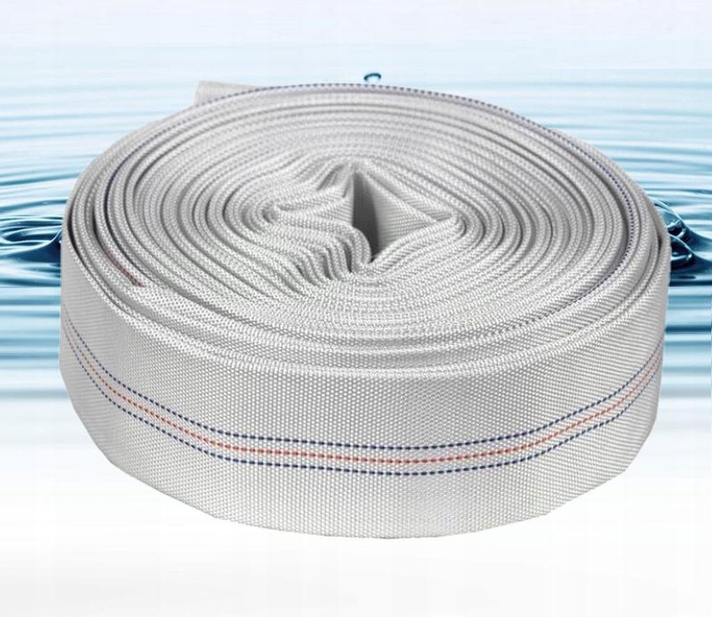 Sanitas | Feuerwehrschlauch 2'' - 20 m - Hochdruck - für sauberes und schmutziges Wasser - strapazierfähig