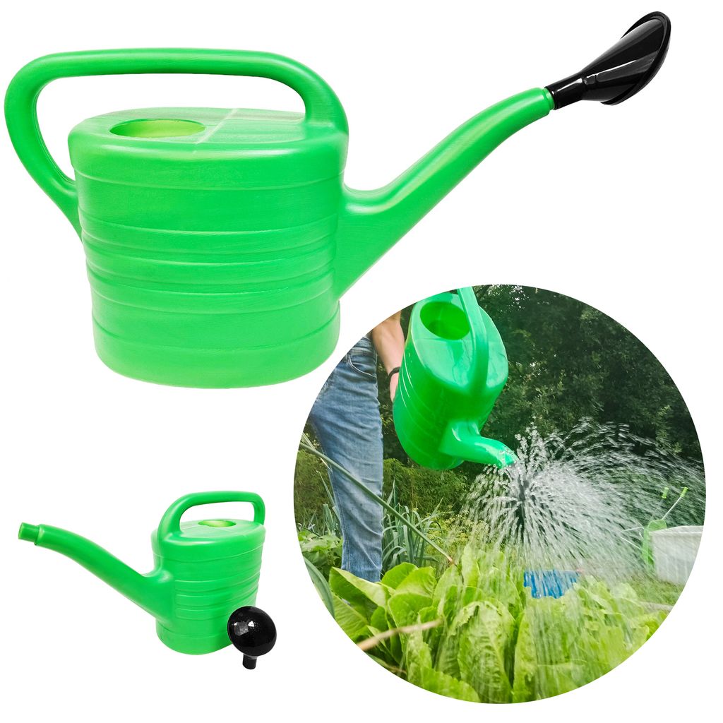 BAUSTER® Gießkanne 15l zum Blumen gießen Farbe grün Produktbild 