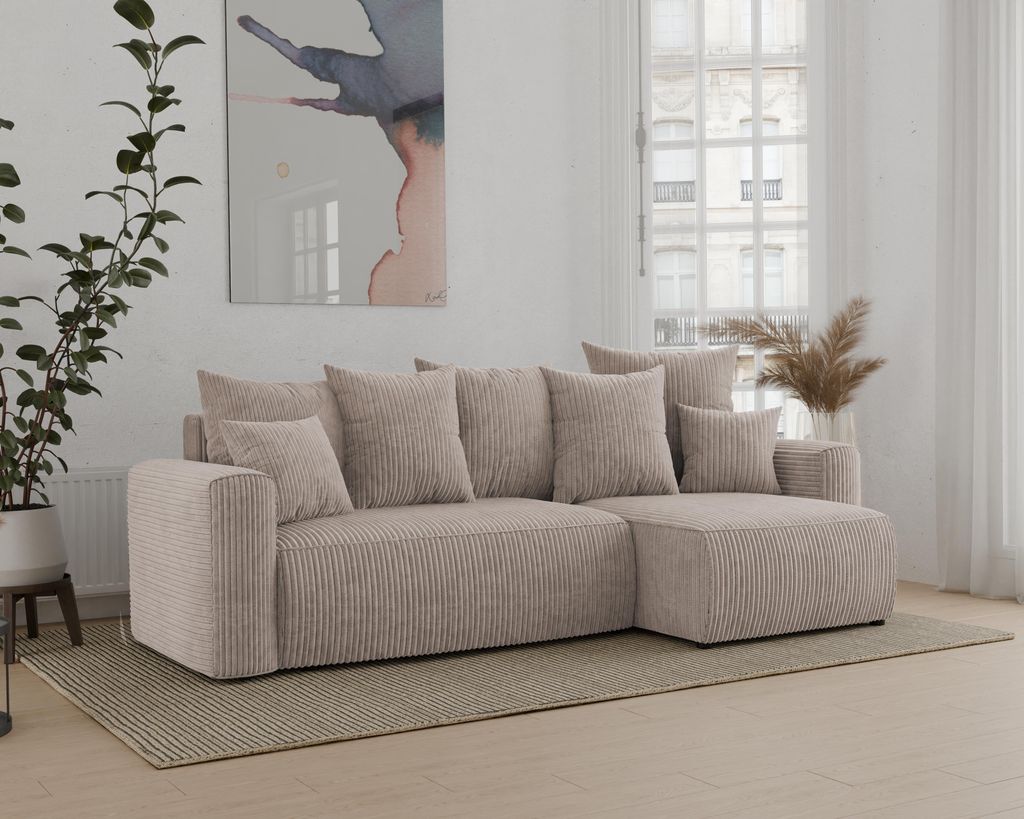 Ecksofa mit Schlaffunktion, ANTONIO DENVER - 238x142x73cm, Produktbild 